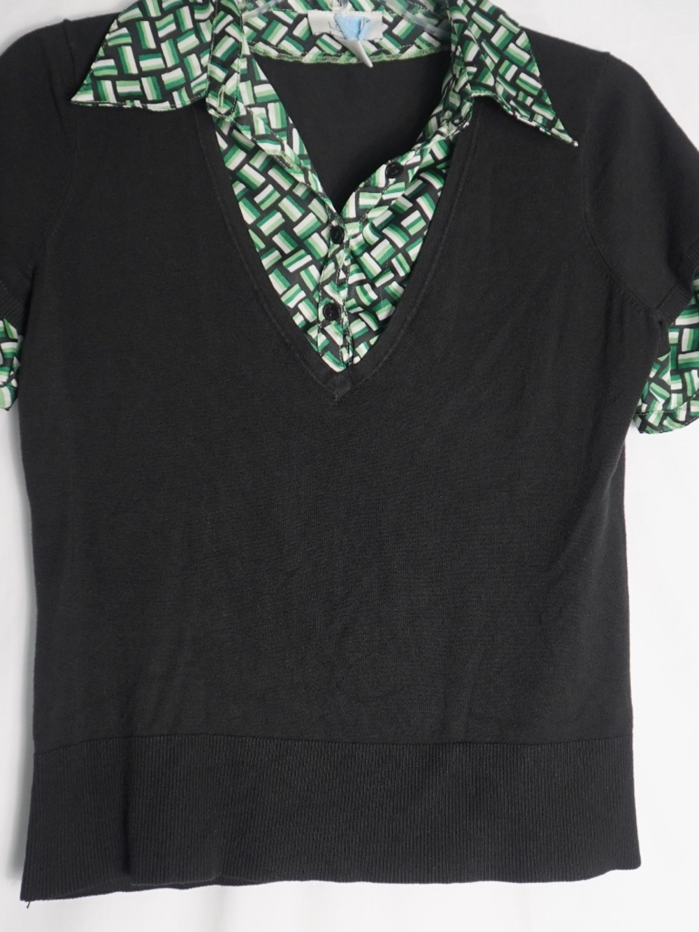 Casual Collar Short Sleeve Top